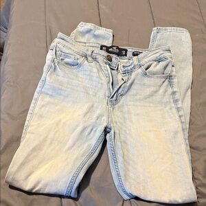 Hollister Women's Light Blue Skinny Jeans